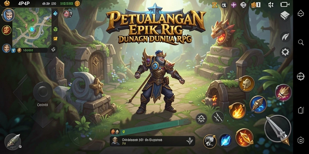 Tampak gameplay 4P4P yang menegangkan dan penuh aksi.