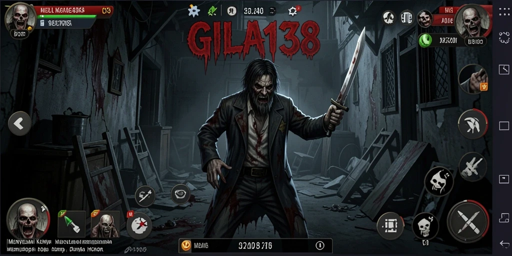 Screenshot utama GILA138 menampilkan gameplay yang mencekam dan menegangkan.